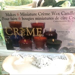 NIP Creme CANDLE Crafting MAKING KIT